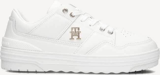 Witte TOMMY HILFIGER Lage sneakers BASKET SNEAKER LOW Witte TOMMY HILFIGER Lage sneakers BASKET SNEAKER LOW - large