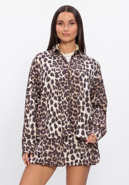 Multi ALIX THE LABEL Blouses LADIES WOVEN ANIMAL BLOUSE - large