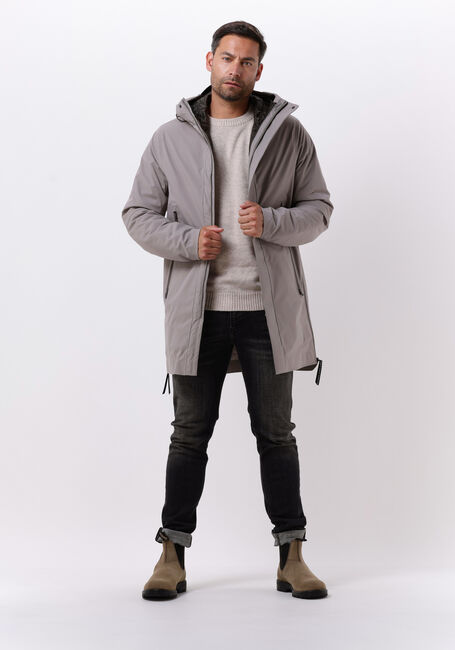 Taupe KRAKATAU Gewatteerde jas QM375 - large