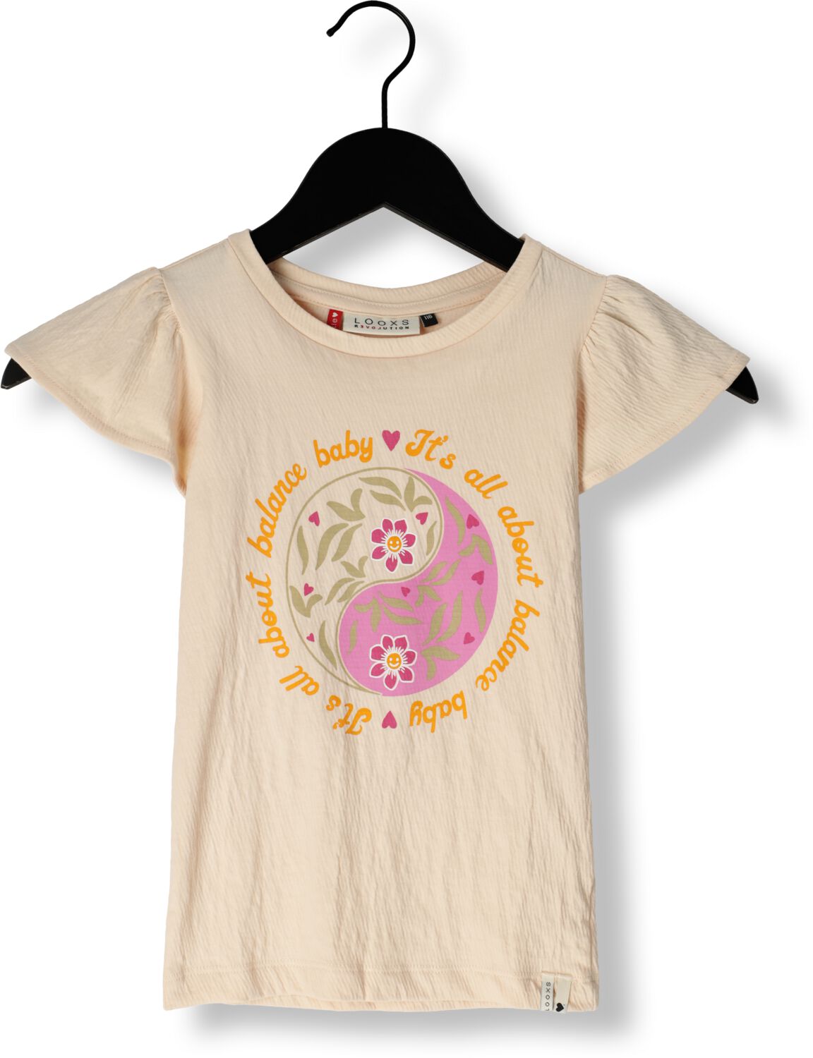 LOOXS Little Meisjes Tops & T-shirts 2412-7451 Zand