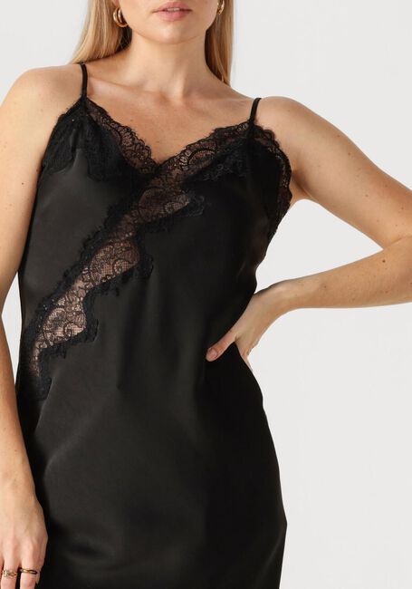 Zwarte NEO NOIR Midi jurk SORELLE LACE DRESS - large