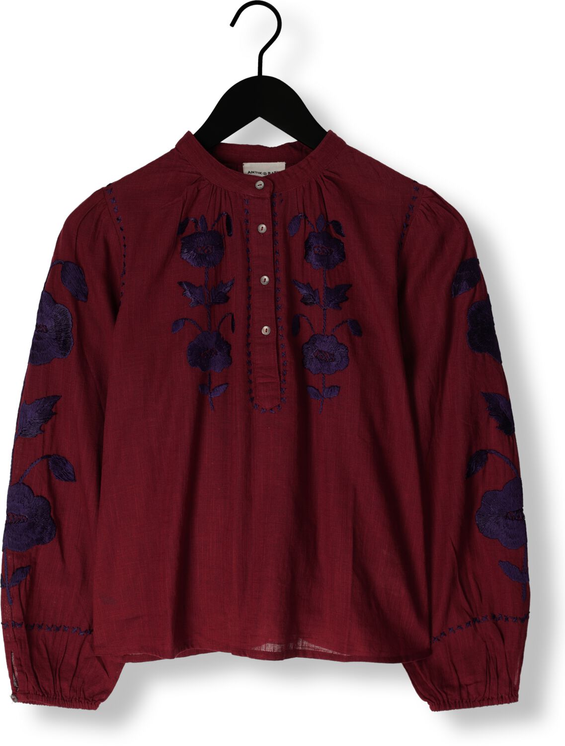 ANTIK BATIK Dames Blouses Isla Blouse Bordeaux