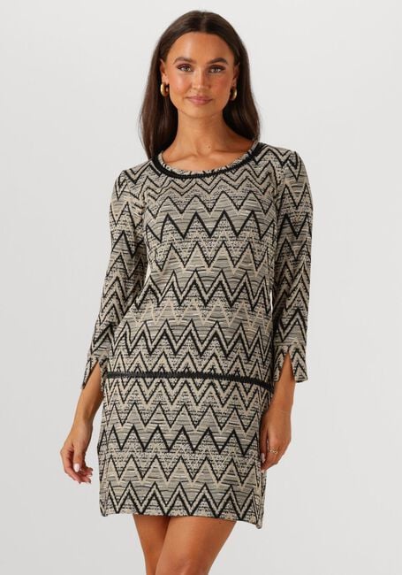 Beige ANA ALCAZAR Mini jurk A SHAPED DRESS - large