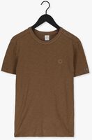 Bruine CAST IRON T-shirt SHORT SLEEVE R-NECK COTTON SLUB