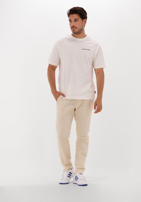 Gebroken wit COLOURFUL REBEL T-shirt SUNSET BACK PRINT BASIC TEE - large