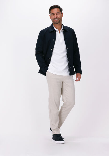 Witte SELECTED MEN Polo SLHFAVE ZIP SS POLO B - large