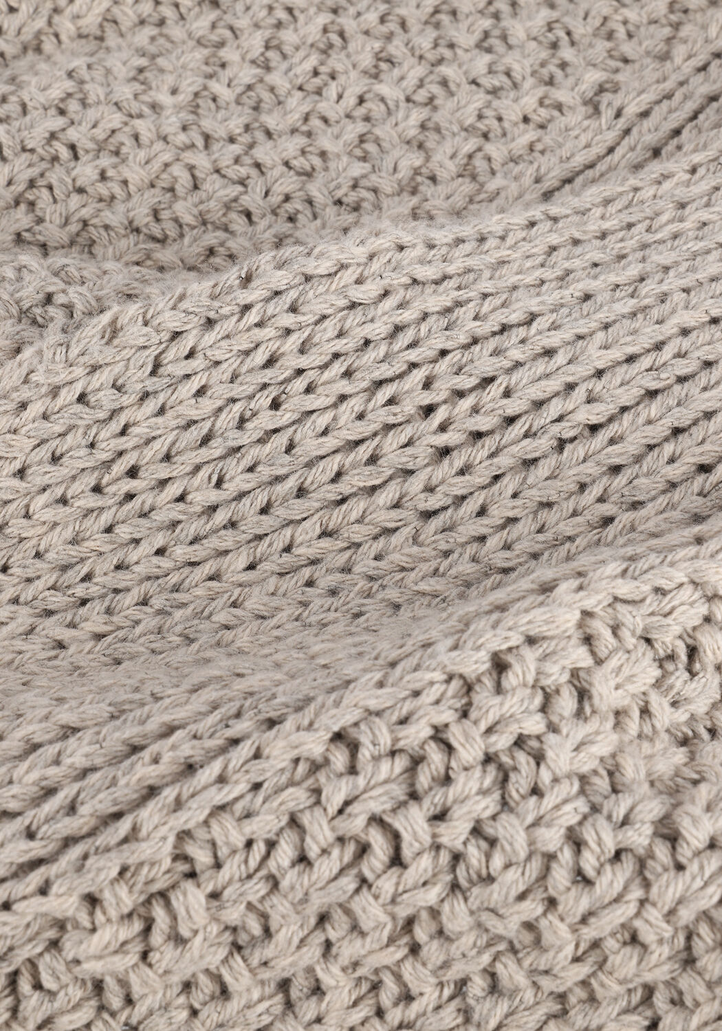 Grijze SIMPLE Vest KNITTED CARDIGAN - large