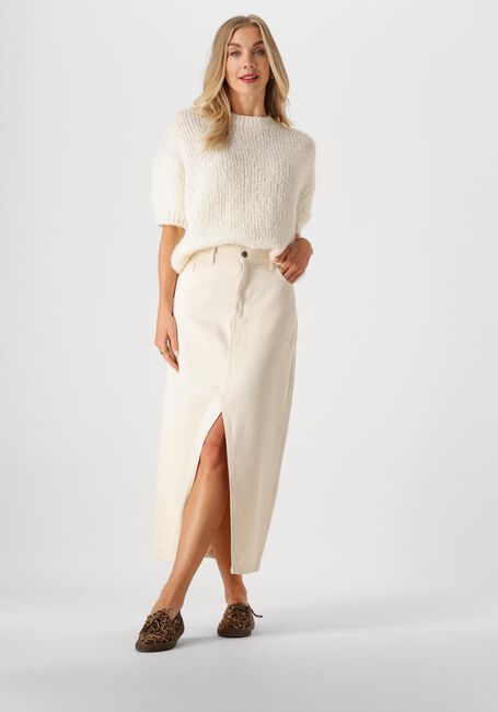 Gebroken wit BY-BAR Midirok ELBA TWILL SKIRT - large