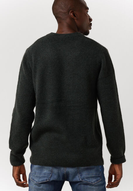 Groene SCOTCH & SODA Trui SOFT KNIT MELANGE CREWNECK PULL - large