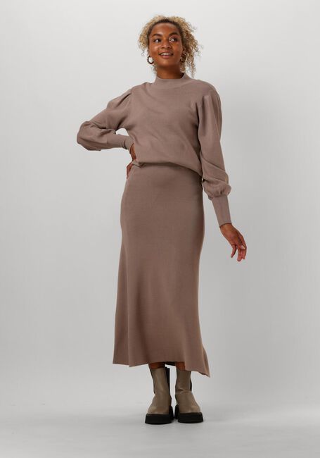 Bruine Y.A.S. Maxirok YASFONNY HW ANKLE KNIT SKIRT - large
