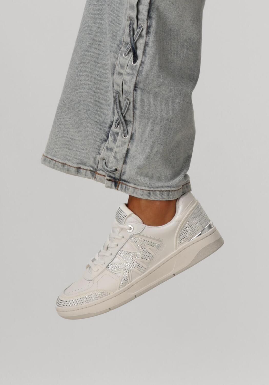 Witte MICHAEL KORS Lage sneakers REBEL LACE UP - large