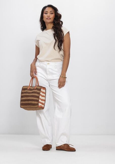 Witte BY-BAR Wide jeans BEGUM WHITE JEANS - large