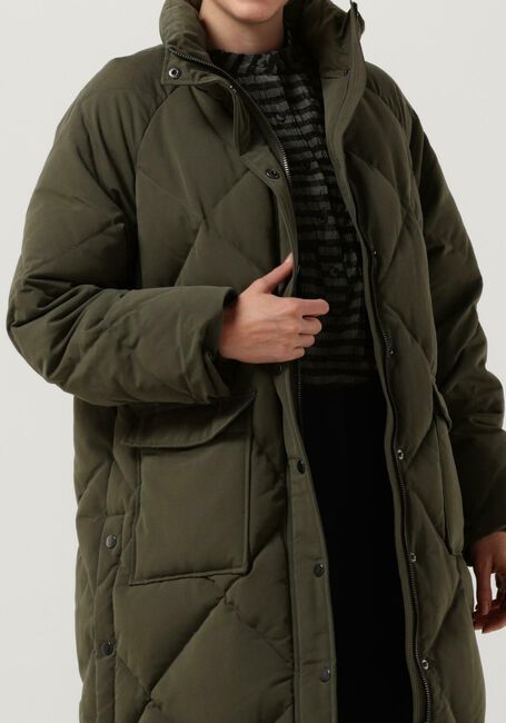 Donkergroene MODSTRÖM Gewatteerde jas SCARLETT JACKET - large