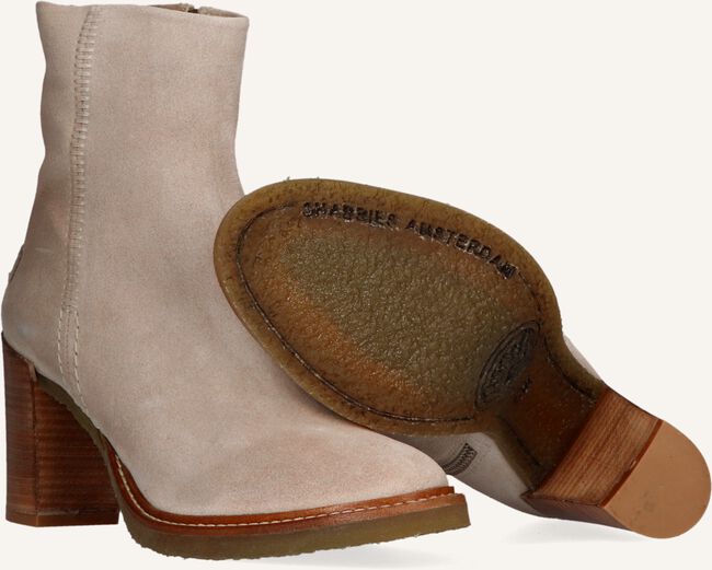 Grijze SHABBIES Enkellaarsjes 183020189 Grijze SHABBIES Enkellaarsjes 183020189 - large