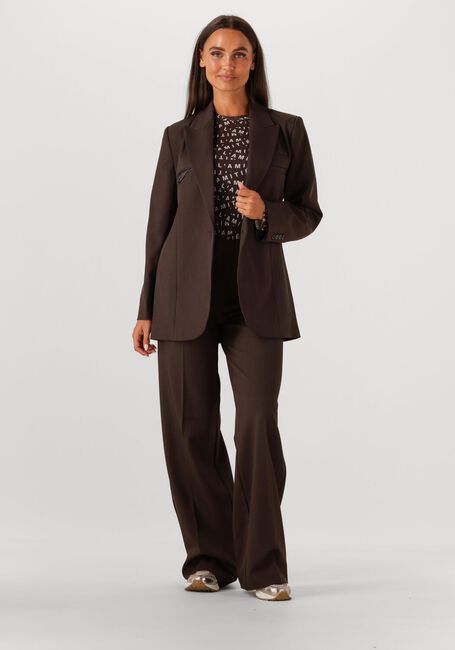 Bruine HAUTE L'AMITIÉ Pantalon PREMIERE PLAIN TALL PANT - large