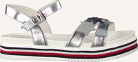Zilveren TOMMY HILFIGER Platte sandalen PLATFORM SANDAL - medium