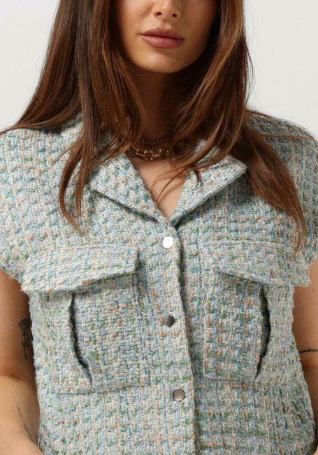 Groene STUDIO AMAYA Gilet ROSE - large
