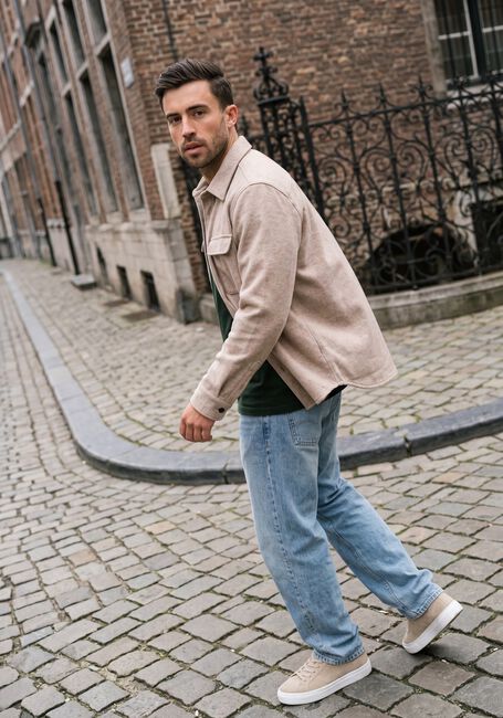Beige DSTREZZED Overshirt ULRIK OVERSHIRT - large