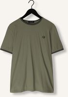 Groene FRED PERRY Polo TWIN TIPPED FRED PERRY SHIRT Groene FRED PERRY Polo TWIN TIPPED FRED PERRY SHIRT - medium
