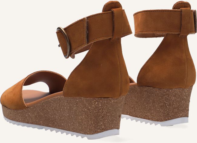 Cognac PAUL GREEN Platte sandalen 7386 Cognac PAUL GREEN Platte sandalen 7386 - large
