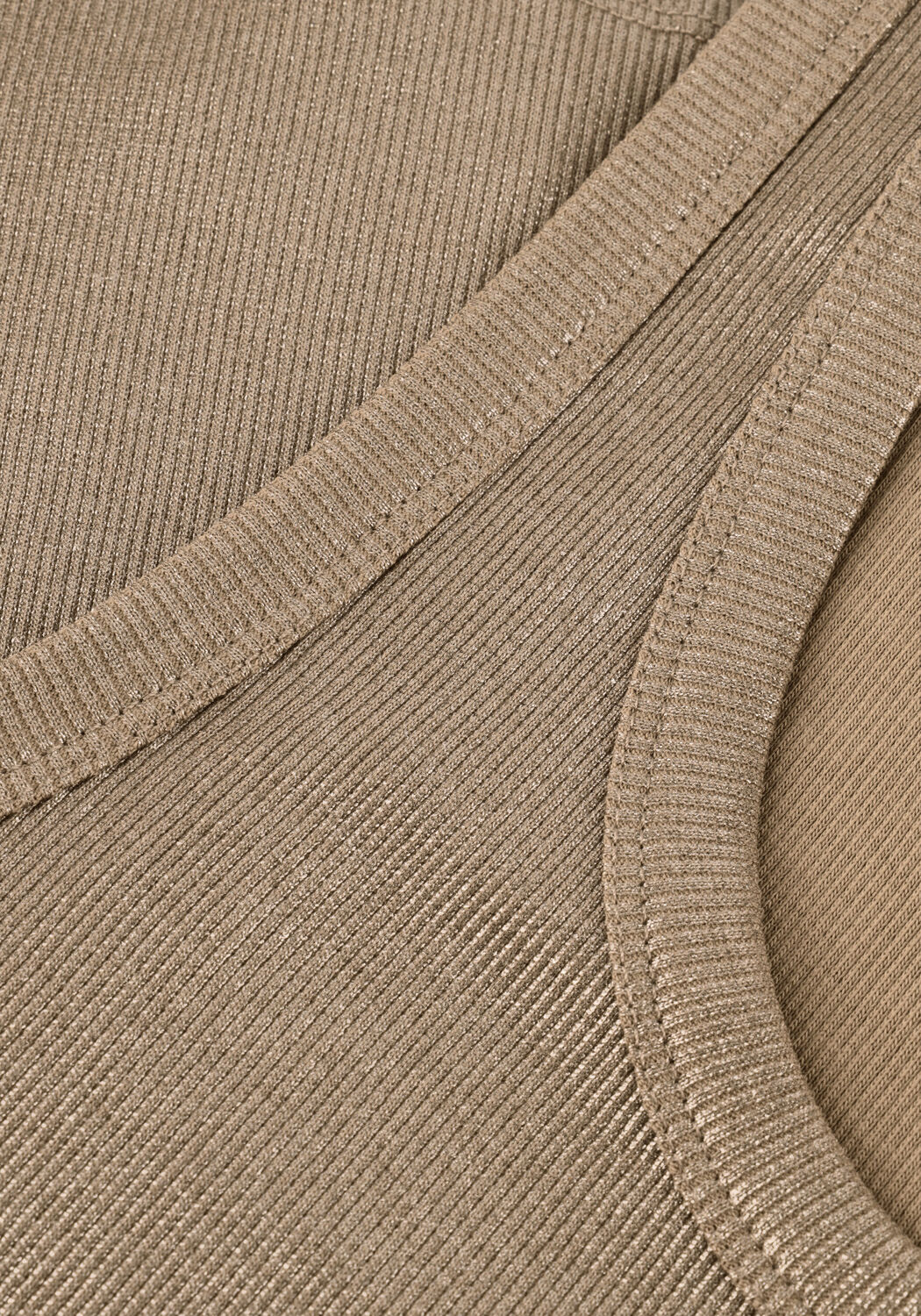 Gouden SUMMUM Top RIB TANKTOP COTTON RIB - large