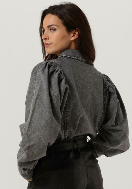 Grijze CO'COUTURE Blouses DAMIAN DENIM SHIRT - large
