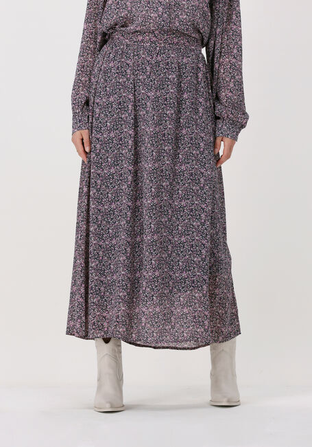 Paarse MSCH COPENHAGEN Maxirok HEDDA RIKKELIE SKIRT AOP - large