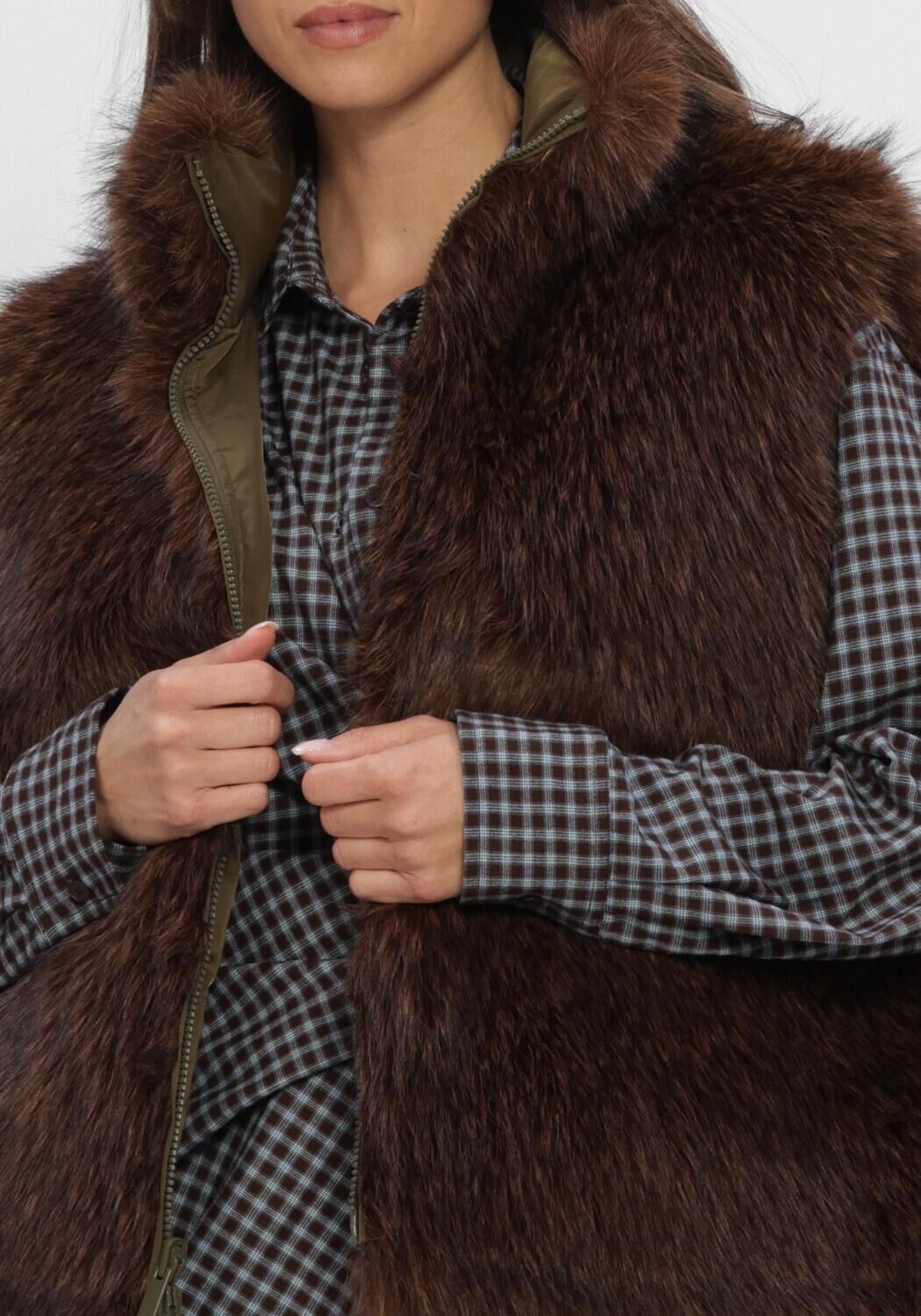 Bruine ELEH Gilet EFW260129 - large