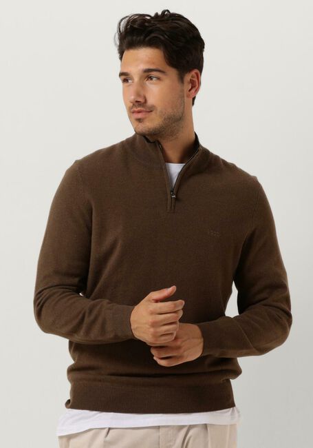 Donkergroene BOSS BLACK Trui MARLO - large