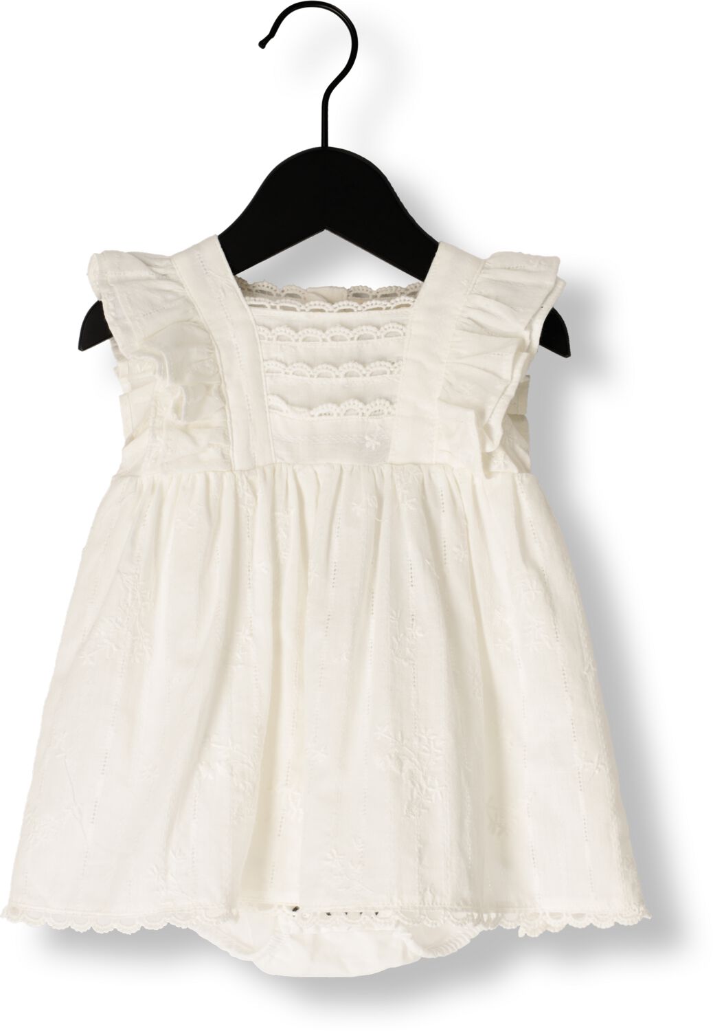 LIL' ATELIER Baby Jurken Nbffiola Sl Body Dress Lil Wit