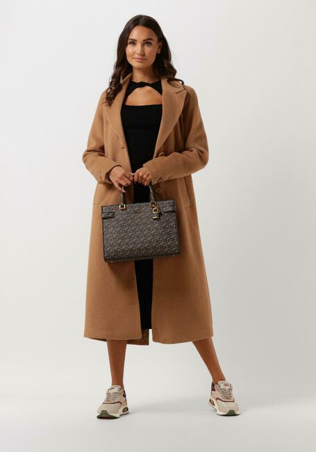 Camel NOTRE-V Mantel WOL COAT LONG - large