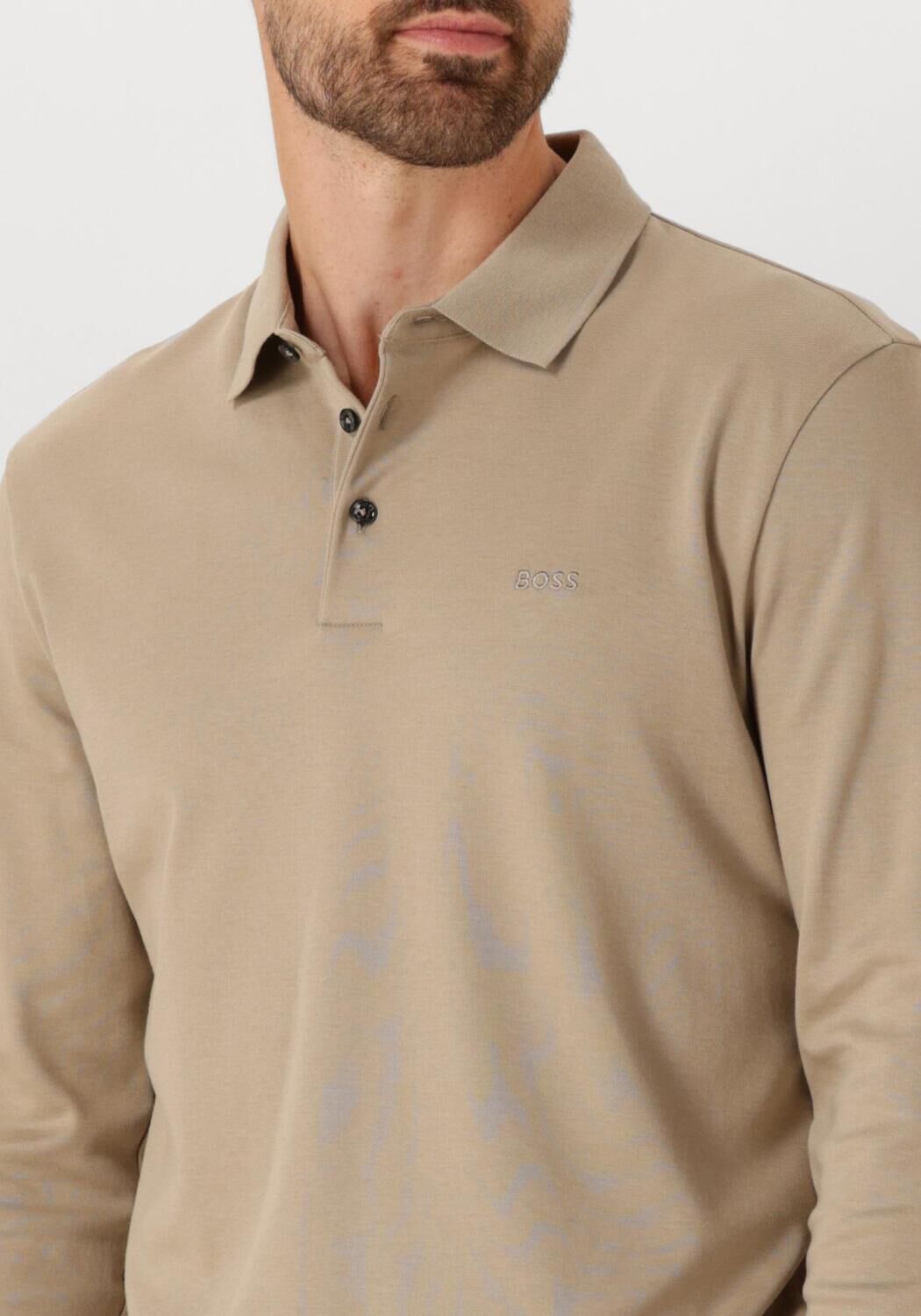 BOSS BLACK Heren Polo's & T-shirts Pado 30 Beige