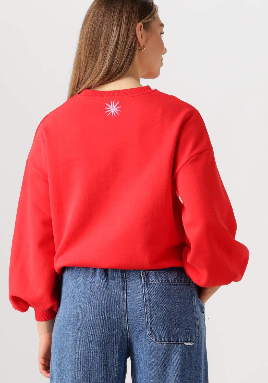 YDENCE Dames Truien & Vesten Sweater Floral Rood