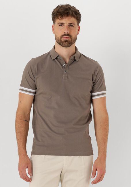 Taupe GENTILUOMO Polo POLO 3 BUTTON SS J2006-219 - large