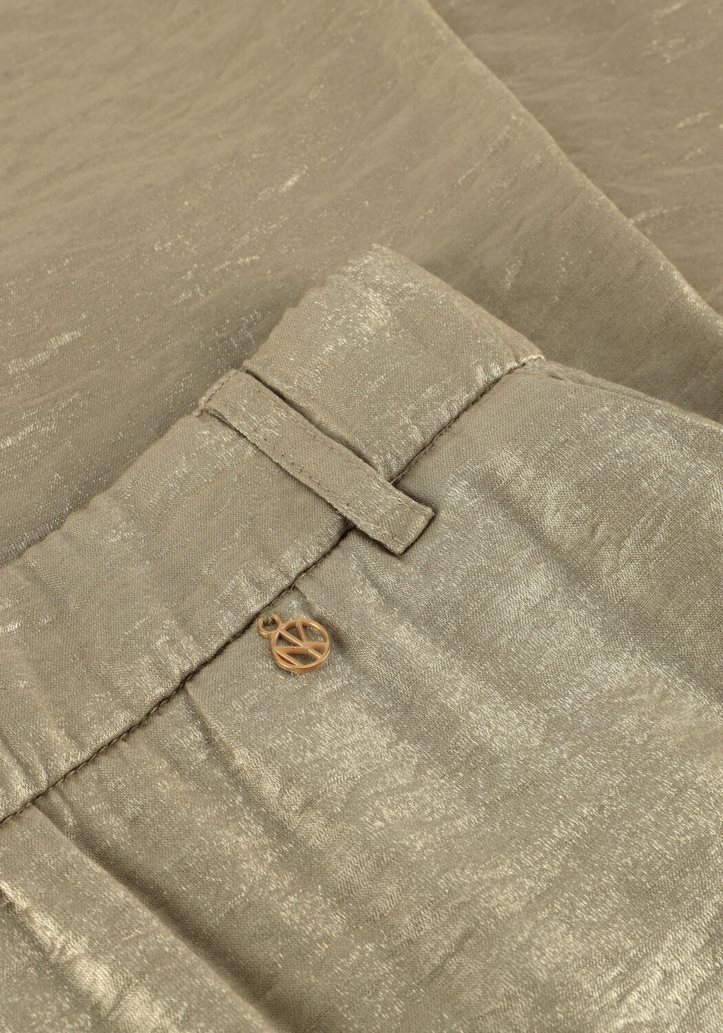 Olijf NUKUS Wijde broek LINSEY PANTS - large