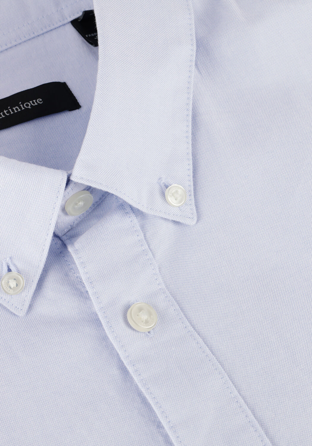 Lichtblauwe MATINIQUE Casual overhemd MATROSTOL BD - large