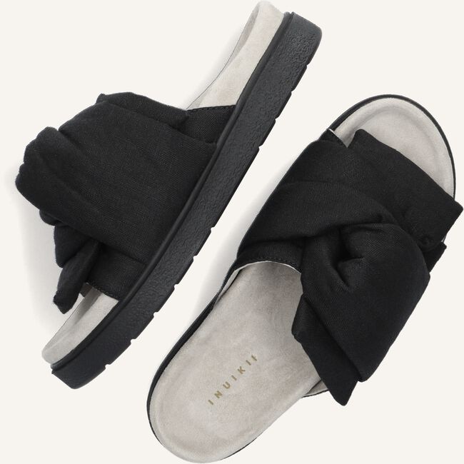 Zwarte INUIKII Slippers KNOT LINO Zwarte INUIKII Slippers KNOT LINO - large
