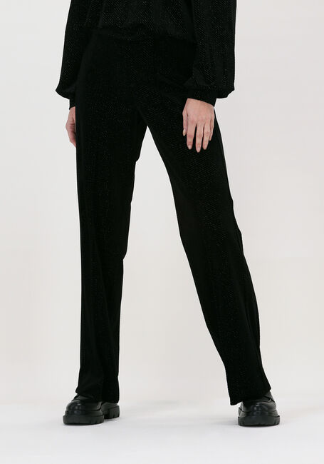 Zwarte SECOND FEMALE Wijde broek SACHA TROUSERS - large