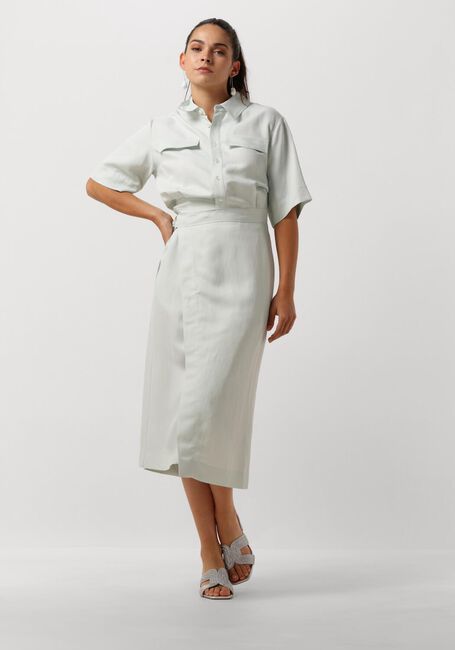 Blauwe VANILIA Midi jurk THE LAUREN - large