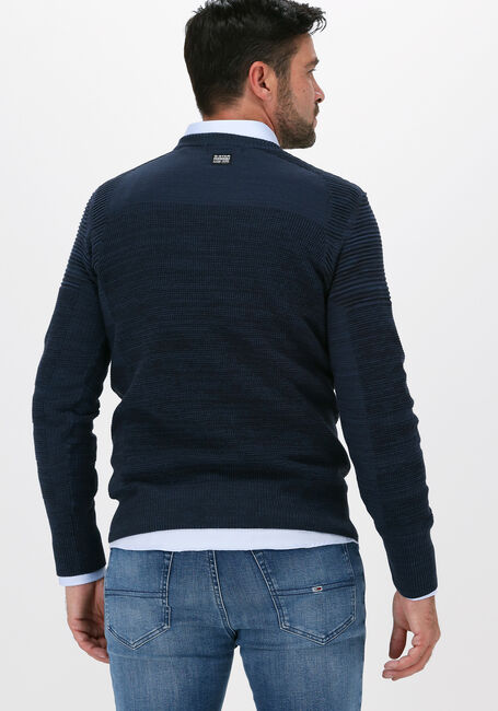 Donkerblauwe G-STAR RAW Trui C259 - COTTON TONE FUSION KNIT - large