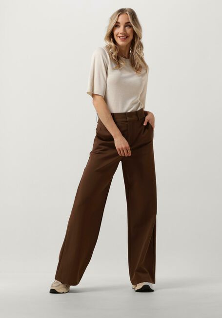 Bruine VANILIA Pantalon TAILORED TWILL - large