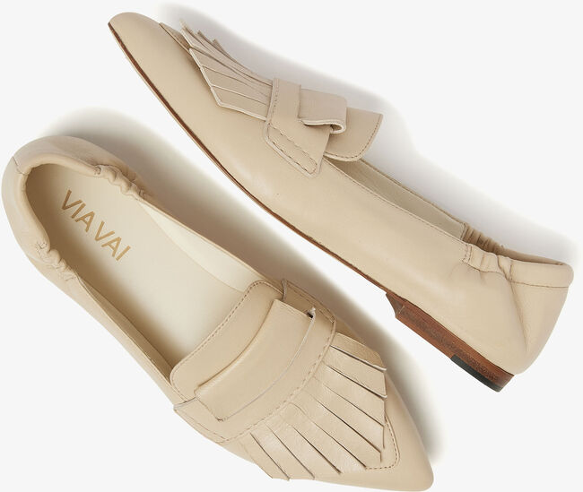 Beige VIA VAI Loafers LOLA OAKLEY - large