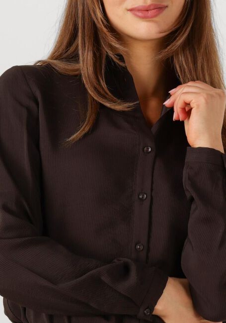 Bruine BY-BAR Blouses DONNA SATIN STRIPE BLOUSE - large