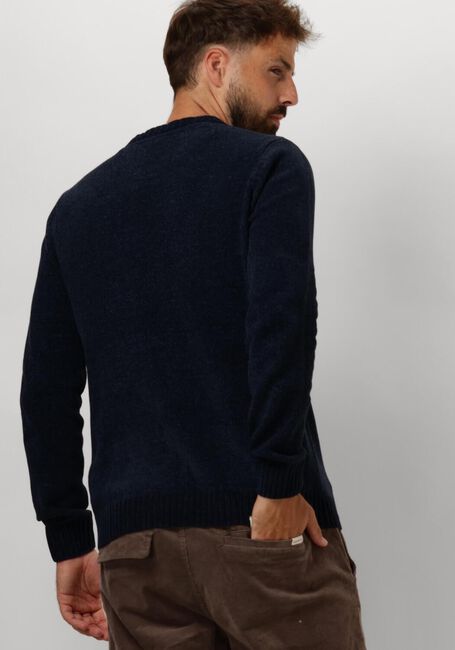 Donkerblauwe ANERKJENDT Trui AKSUNE CHENILLE KNIT - large