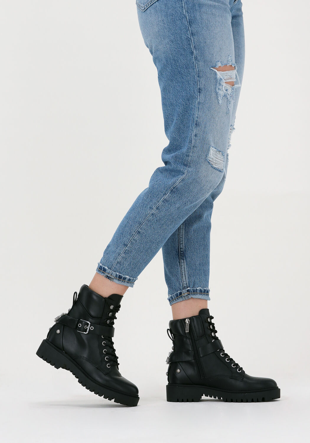 Zwarte GUESS Veterboots ONDINA - large