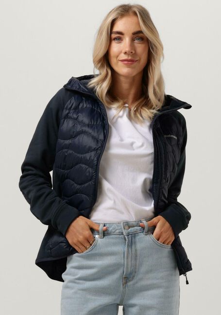 Rijd weg boom Terminologie Donkerblauwe PEAK PERFORMANCE Jack M HELIUM DOWN HYBRID HOOD | Omoda