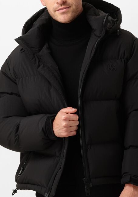 Zwarte HUGO Gewatteerde jas BIRONTO2441 - large