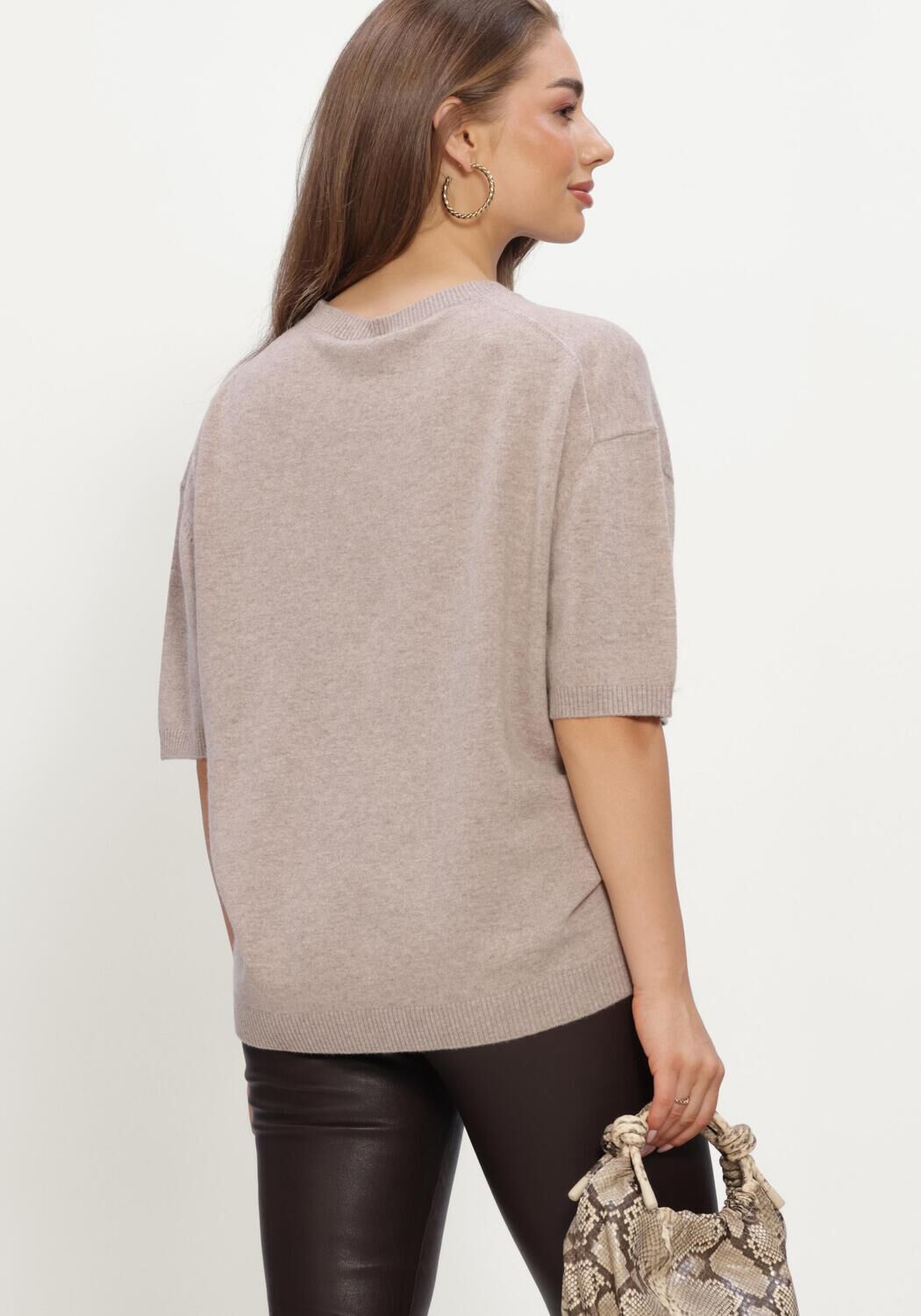 Beige STUDIO AR Trui LEVINA CASHMERE BLEND - large