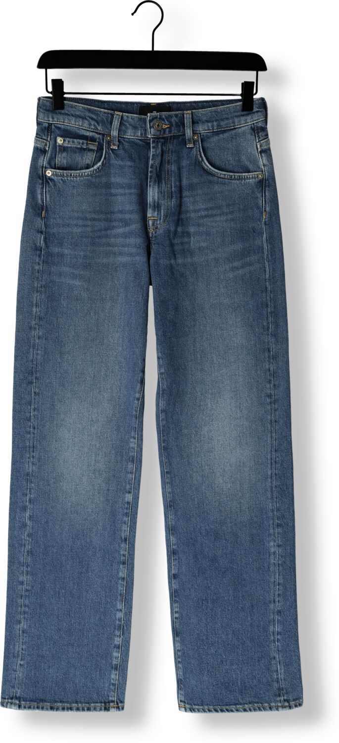 7 FOR ALL MANKIND Dames Jeans Tess Trouser Explorer Blauw
