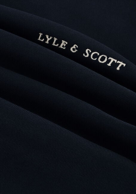 Donkerblauwe LYLE & SCOTT Sweater EMBROIDERED CREW NECK SWEATSHIRT - large